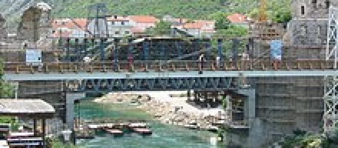 ponte mostar in costruzione